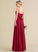 Silhouette Length Embellishment Neckline Bow(s) Fabric V-neck Floor-Length A-Line Kyleigh Floor Length A-Line/Princess Bridesmaid Dresses