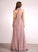 Tulle V-neck Straps One-Shoulder Floor-Length A-Line Silhouette Length Off-the-Shoulder Neckline Fabric Dulce Bridesmaid Dresses