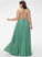 Silhouette Floor-Length Neckline Fabric Straps A-Line SquareNeckline Length Kailyn Floor Length V-Neck Sleeveless Bridesmaid Dresses