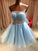 Sky Blue Beading Sexy Party Dress Theresa Homecoming Dresses CD10120