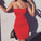 Bodycon Solid Thin Strap Homecoming Dresses Kay Evening Dress CD11098