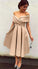Off Sibyl Satin Homecoming Dresses Cocktail The Shoulder Midi Dress CD11692