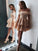 Cute A-Line Off The Shoulder Homecoming Dresses Gisselle Ruffles CD118