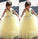 V Quintina Homecoming Dresses Neck Yellow Flower Girl Dresses CD12108