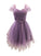 Purple Sweetheart Stretch Back Homecoming Dresses Leila Tulle CD2176