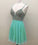 Green V Neck Larissa Homecoming Dresses Sequin Beads Short CD23085