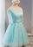 Adorable Mint Green Knee Giuliana Homecoming Dresses Length CD24607