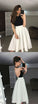 Cute Black And White Short Homecoming Dresses Krystal Dress CD2742