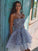 Sparkly Sequin Tulle Iliana Homecoming Dresses A-Line Backless CD5088