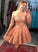 Tulle Short Dress Homecoming Dresses Pink Lace Annabelle CD723