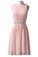 Short Kamryn Pink Homecoming Dresses Beaded Evening Formal Dresses CD8624